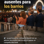 🎭 Concejales para las fiestas, ausentes para los barrios 🏚️