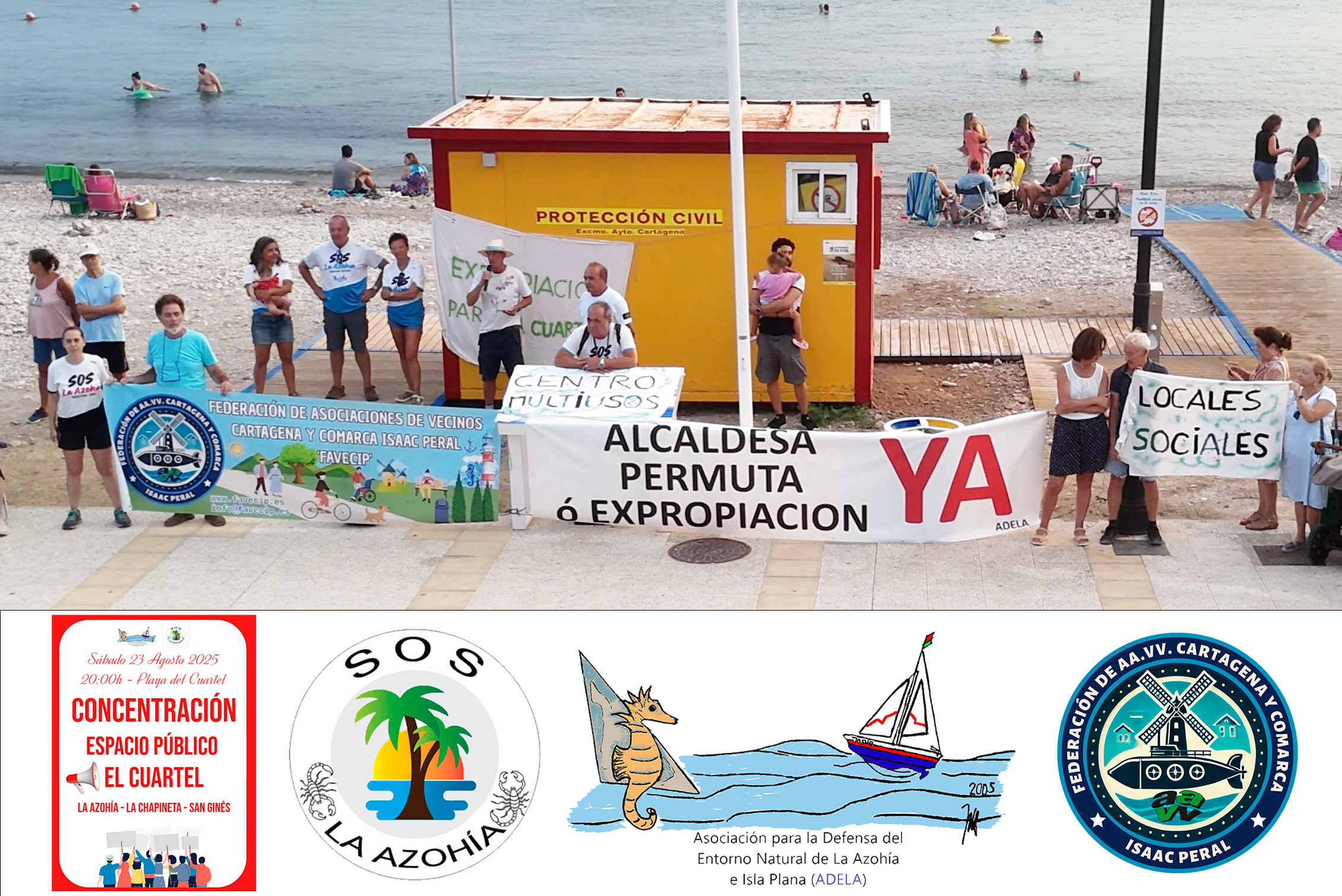 📢 Concentración Reivindicativa en La Azohía ✊🌊