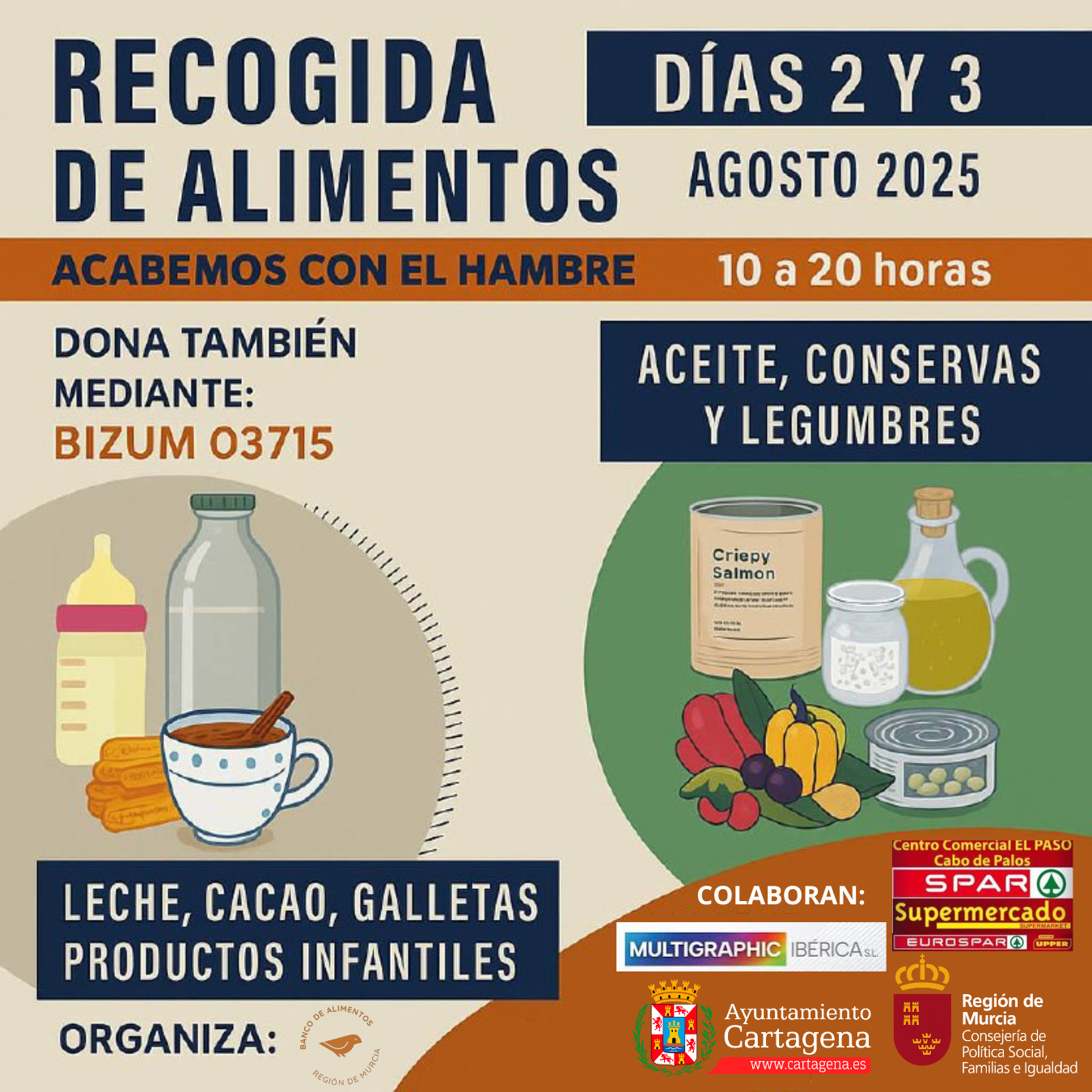 🛒💖 ¡ÚNETE A LA GRAN RECOGIDA DE ALIMENTOS! 💖🛒