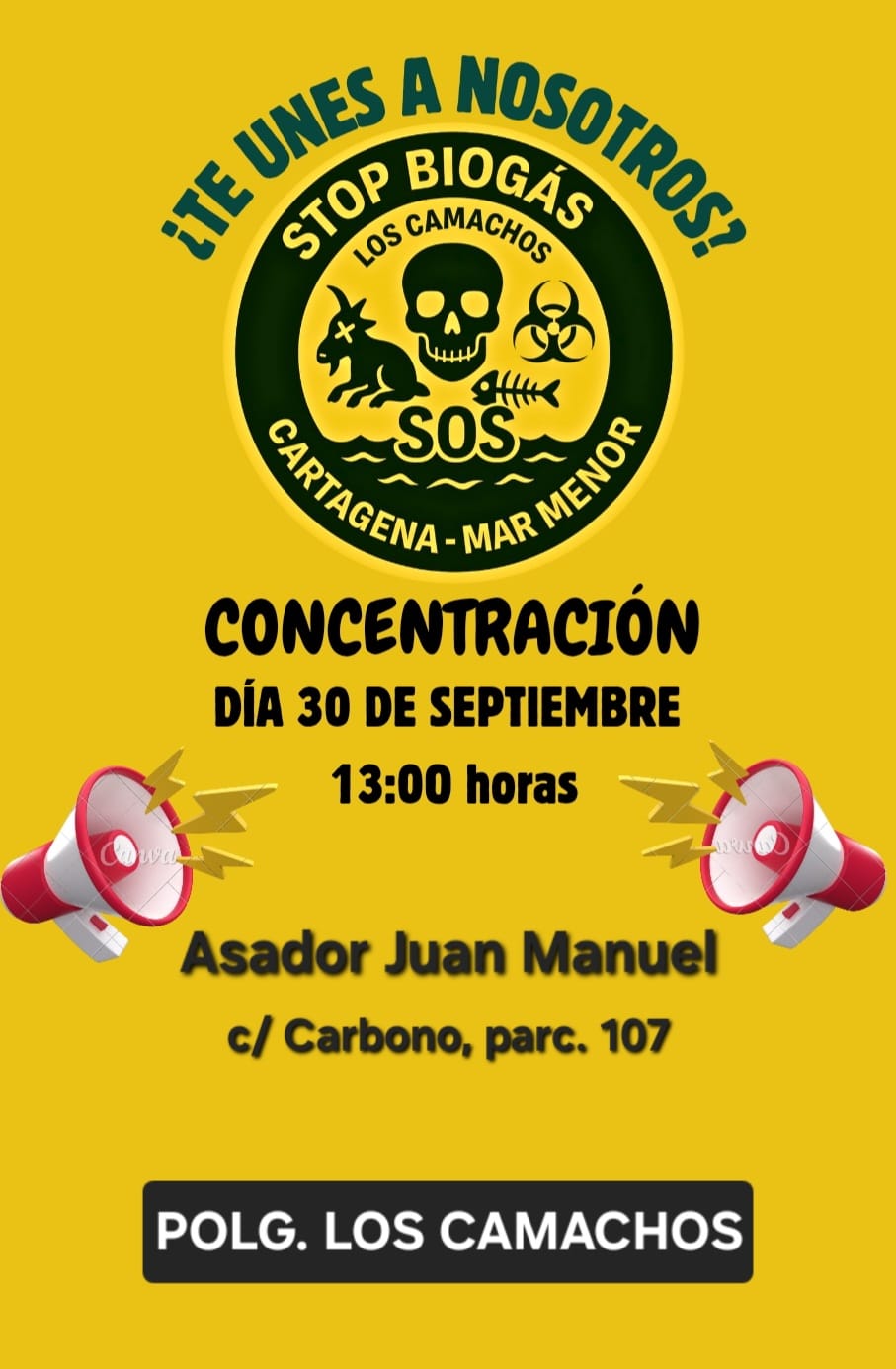 📢 ¡CONCENTRACIÓN CIUDADANA! 🚫⚗️