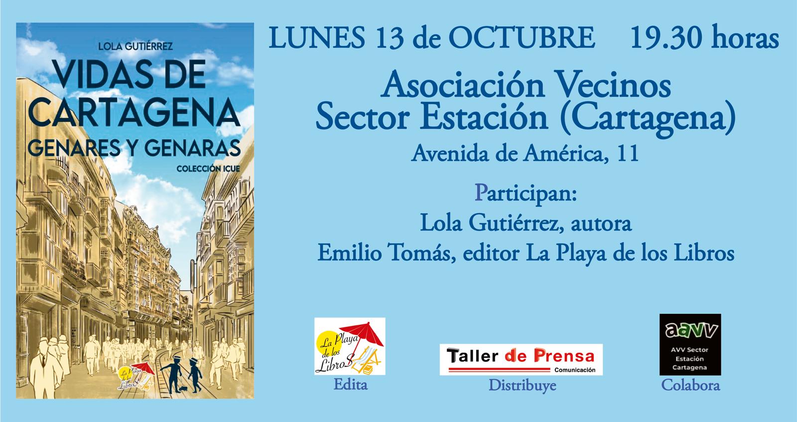 📖✨ “Vidas de Cartagena” se presenta en el Sector Estación